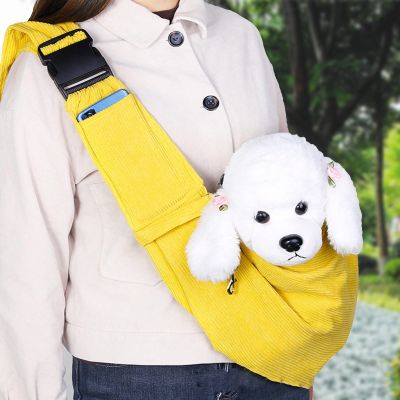 Hands-Free Pet Dog Carrier Backpack, Yellow