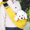 Hands-Free Pet Dog Carrier Backpack, Yellow view 1
