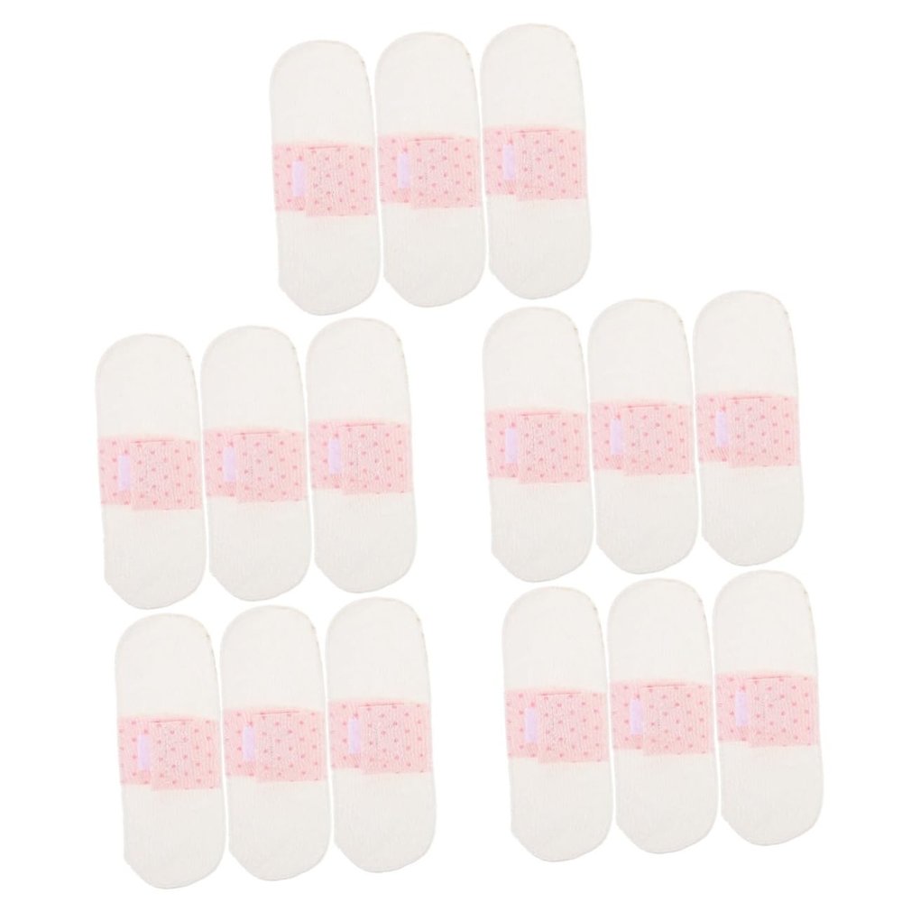 Healeved 15-Pack Washable Cotton Menstrual Pads, Reusable Panty Liners