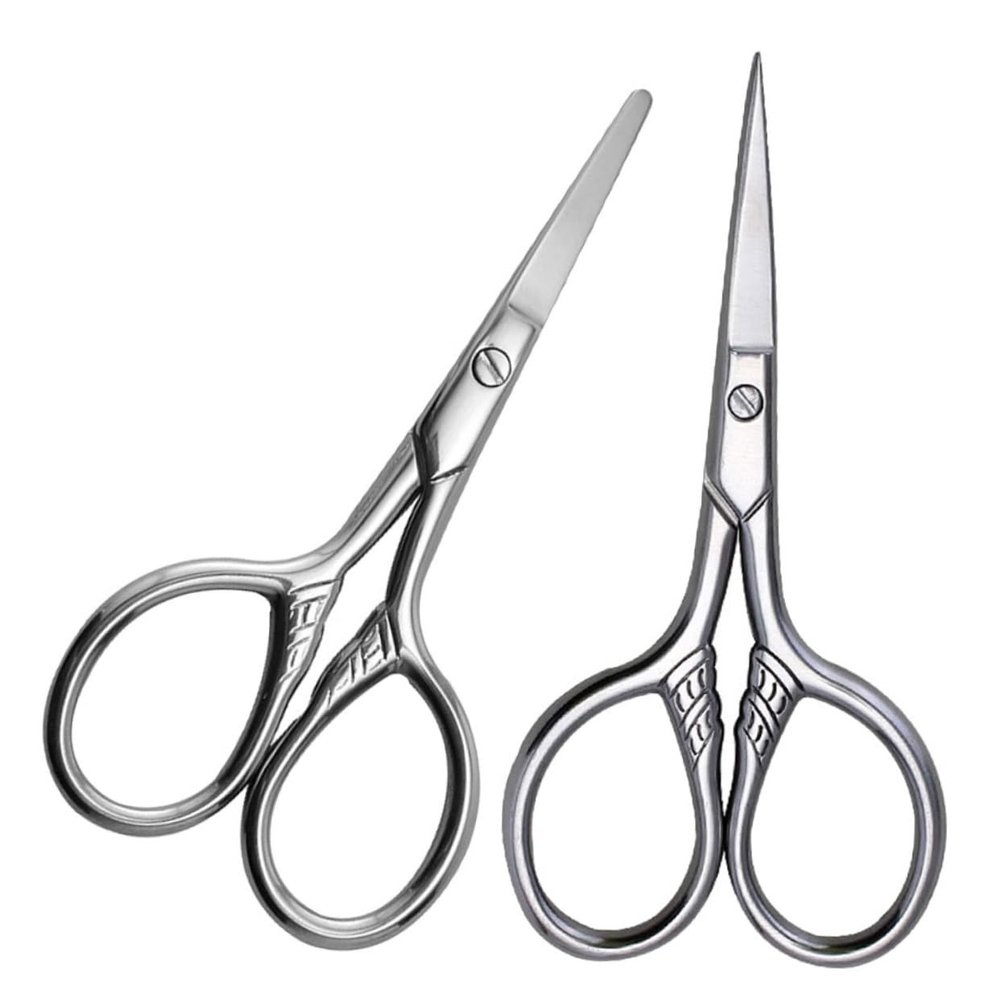 Eyebrow Scissors, Small Stainless Steel Scissors for Men