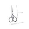 Eyebrow Scissors, Small Stainless Steel Scissors for Men view 2