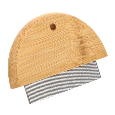 CORHAD Pet Comb with Wooden Handle