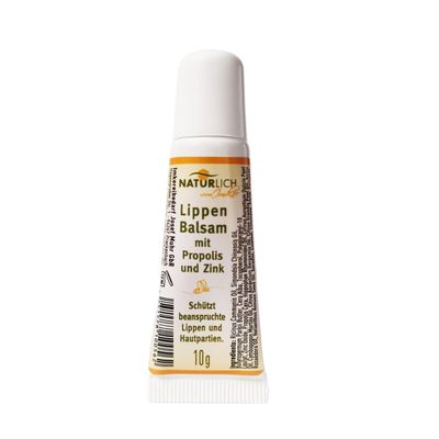 Generic Lip Balm with Propolis and Zinc for Stressed Lips and Skin Areas – Natural from the Beekeeper – 10 g