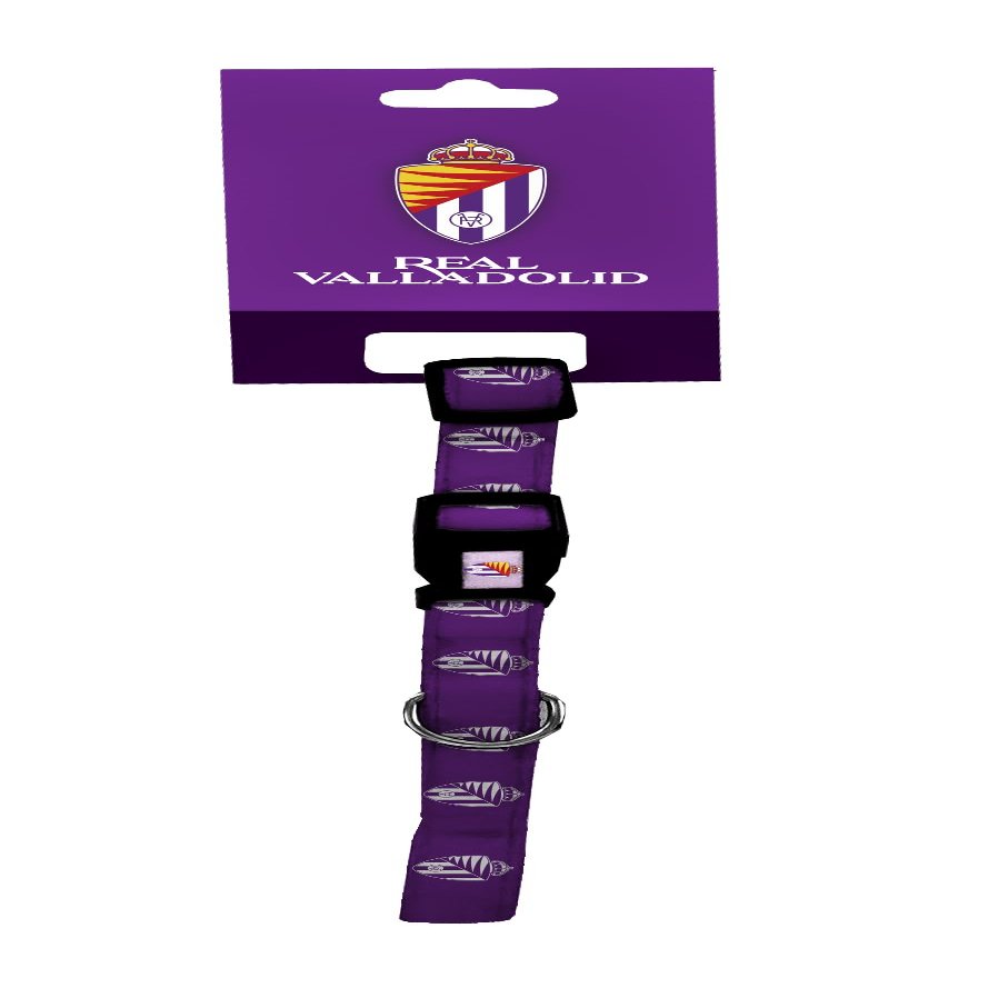 CyP Brands Real Valladolid Collar, Size L, Purple, Official Product