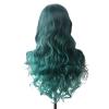Long Wavy Ombre Synthetic Wig for Women, Black Gray view 4