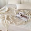 Microfiber Sofa Blanket, Warm and Fluffy Couch Throw, Yellow, 130 × 170 cm view 4