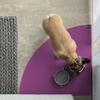 SanoZoo Bowl Mat, OEKO-TEX, Rounded Corner, 60 x 60 cm, Plum view 2