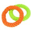 Sonew 2-Pack Interactive Ring Dog Toys, Cotton Rope Chew Toys for Training, Play and Teething view 1