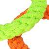 Sonew 2-Pack Interactive Ring Dog Toys, Cotton Rope Chew Toys for Training, Play and Teething view 2