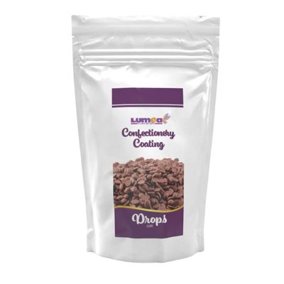 Dekozauber24 Coating Drops, Brown, 750 g, Milk Chocolate Flavor, Microwave-Safe Deco Melts for Cake Pops, Cakes, Drips & Glazes