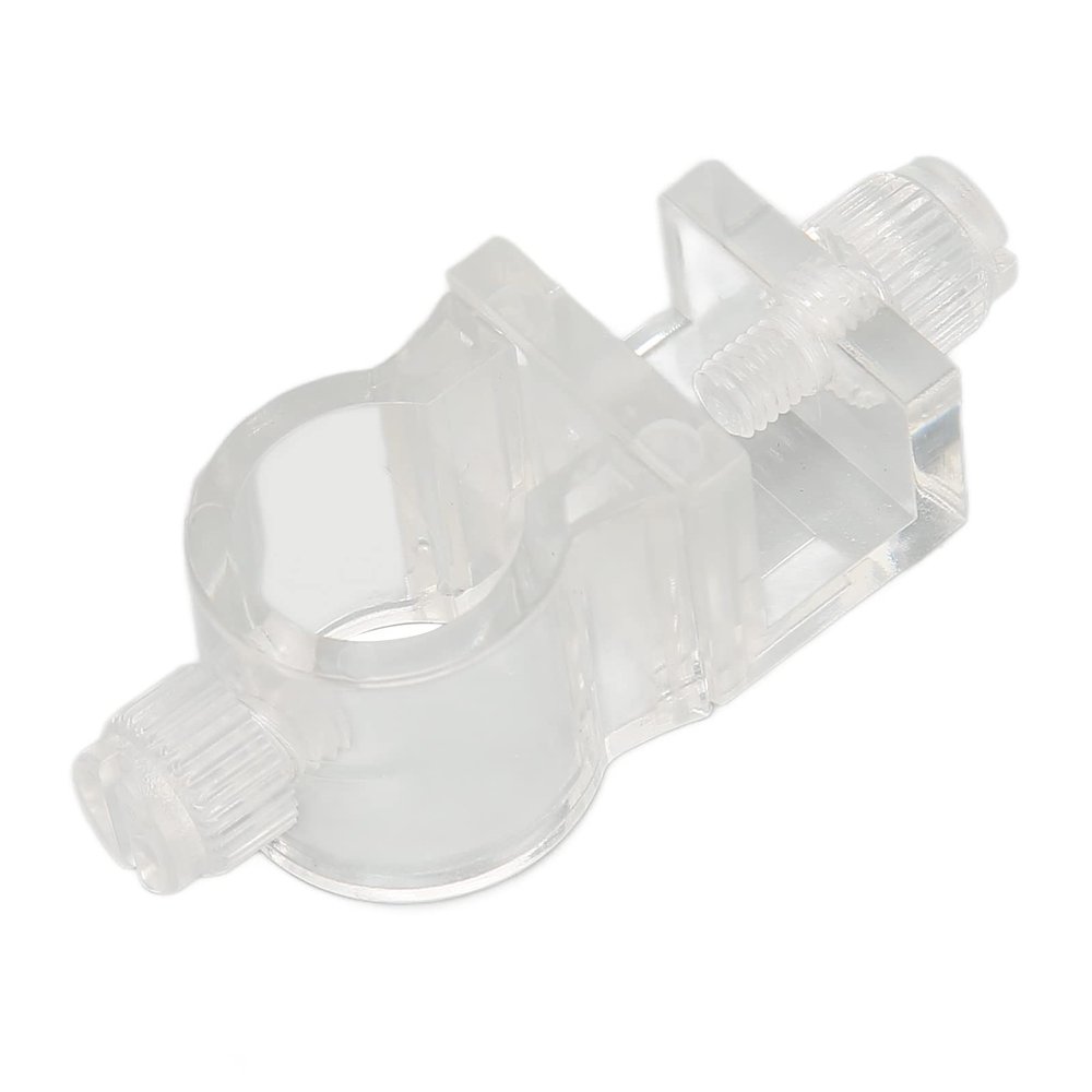 Sonew Aquarium Hose Clamp, Transparent, Plastic Water Pipe Clip for Aquariums, Durable ABS Material, Easy Installation (S)