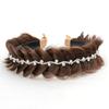 TOECWEGR Braided Crystal Hairband with Teeth view 2