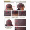 13x4 Lace Front Wig, Long Straight Human Hair, Handcrafted, 22 in, Black view 4
