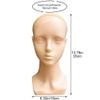 Tsffae Female Mannequin Head and Wig Display Stand view 2