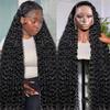 13 x 4 Deep Wave Lace Front Wig, 13 x 6 Transparent Curly Lace Front Wig for Women, Brazilian Water Wave Human Hair view 2