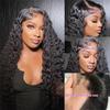 13 x 4 Deep Wave Lace Front Wig, 13 x 6 Transparent Curly Lace Front Wig for Women, Brazilian Water Wave Human Hair view 4