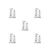 TXTB163 Nail Art Display Board, Acrylic, Lightweight, DIY, Artificial Nail Tips, Style B, 5 Pieces view 1