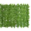 LIUNJHUY Balcony Privacy Screen with Green Leaves 500 x 100 cm view 3