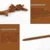 FERCAISH Peach Wood Hair Pins, Chinese Hair Stick, Vintage Hair Accessory for Women and Girls, 1 Piece view 2