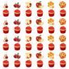 Rosh Hashanah Cupcake Toppers, Shana Tova Decorations, 24-Piece Set view 1