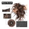 Messy Hair Bun Hairpiece for Women, Fluffy Tousled Updo, Synthetic Wavy Hair Scrunchie, 45 g view 3