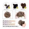 Messy Hair Bun Hairpiece for Women, Fluffy Tousled Updo, Synthetic Wavy Hair Scrunchie, 45 g view 4