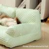 MIGEDY Cooling Ice-Silk Pet Bed for Dogs and Cats, Green, M view 2
