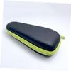 Healeved 3-Piece Portable Shaver Case, Protective PU Travel Bag for Beard and Wet Shavers, Black view 4