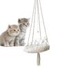 Aizuoni Outdoor Cat Hammock, Boho Macramé view 1