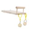 Kisangel Hamster Wooden Toy Station with Climbing Board and Random Weave Ball view 1