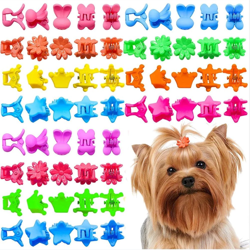 Mix of 100 Dog Hair Accessories
