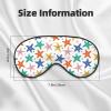 Sleep Mask for Women and Men, Colorful Starfis Soft Travel Eye Mask, Blackout, Adjustable Buckle view 2