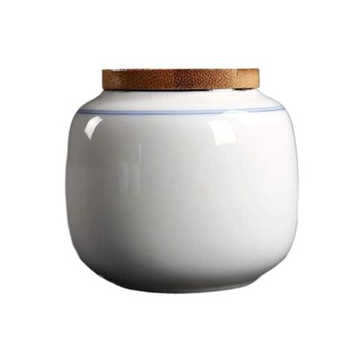 BODHIS Pet/Dog Urn for Ashes, White, Hand-Engraved Memorial Urn
