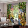 GOKSEL Animal Blackout Curtains, 2 Panels, 117 W x 138 H cm, with Grommets view 3