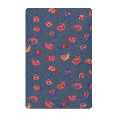 Fitted Crib Sheet Set for Boys and Girls, Soft Breathable Snail Pattern, 39 x 27 in