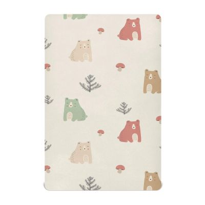 Soft Fitted Crib Sheet for Babies and Toddlers, 132 x 71 cm
