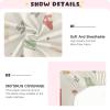Soft Fitted Crib Sheet for Babies and Toddlers, 132 x 71 cm view 4