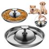 Puppy Dog Bowls, 2-Pack Stainless Steel Slow-Feeding Bowls view 1