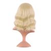 MapofBeauty 35 cm Short Curly Flat-Bang Bob Wig, Mixed Gold view 4