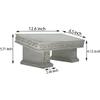 JHB Personalized Memorial Bench and Garden Plaque with Color Photos for Pets view 2