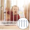 HAPINARY 4-Piece Pressure-Mount Screw Spindles for Child Safety Gates, Adjustable Bolts, No Drilling, White view 3