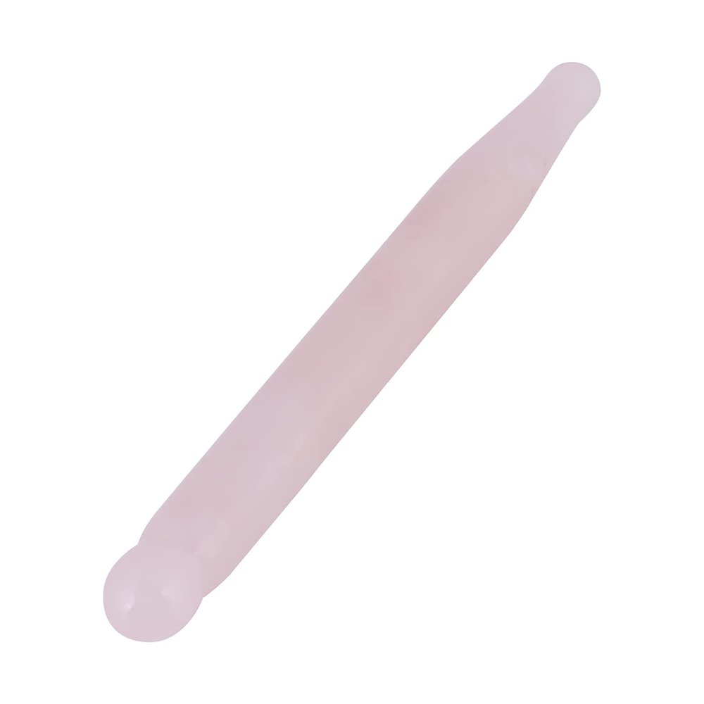 1-Pc. Natural Rose Quartz Crystal Massage Stick
