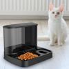 MagiDeal Automatic Pet Feeder and Water Bowl, Easy to Clean, Black view 4