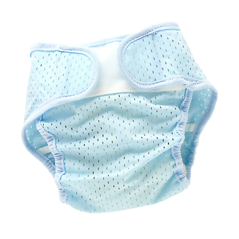 Vaguelly Stretchable Breathable Ice Silk Mesh Diaper Cover for Toddlers