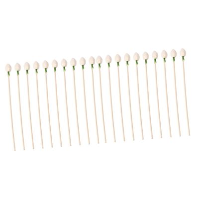 Cabilock 20-Piece Flower Rattan Essential Oil Diffuser Sticks