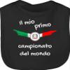 Shirtracer Baby Bib – 2026 Soccer Fan Item – My First World Cup Italy | My First EURO Italy – One Size – Black view 1