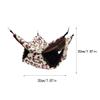 budiniao Rat Hammock Pet Bed, 2-Tier, Pink Spots, 7.87 x 7.87 in view 3