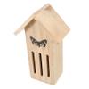 Toddmomy Wooden Butterfly House Feeding Station, Weatherproof Insect Hotel for Gardens and Outdoor Decor view 1