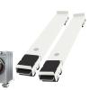 Appliance Rollers with Reinforced Base and Rubber Pulley view 1