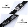 BCOATH Adjustable Black PU Heel Straps, 2 Pairs, for Women's High Heels view 3